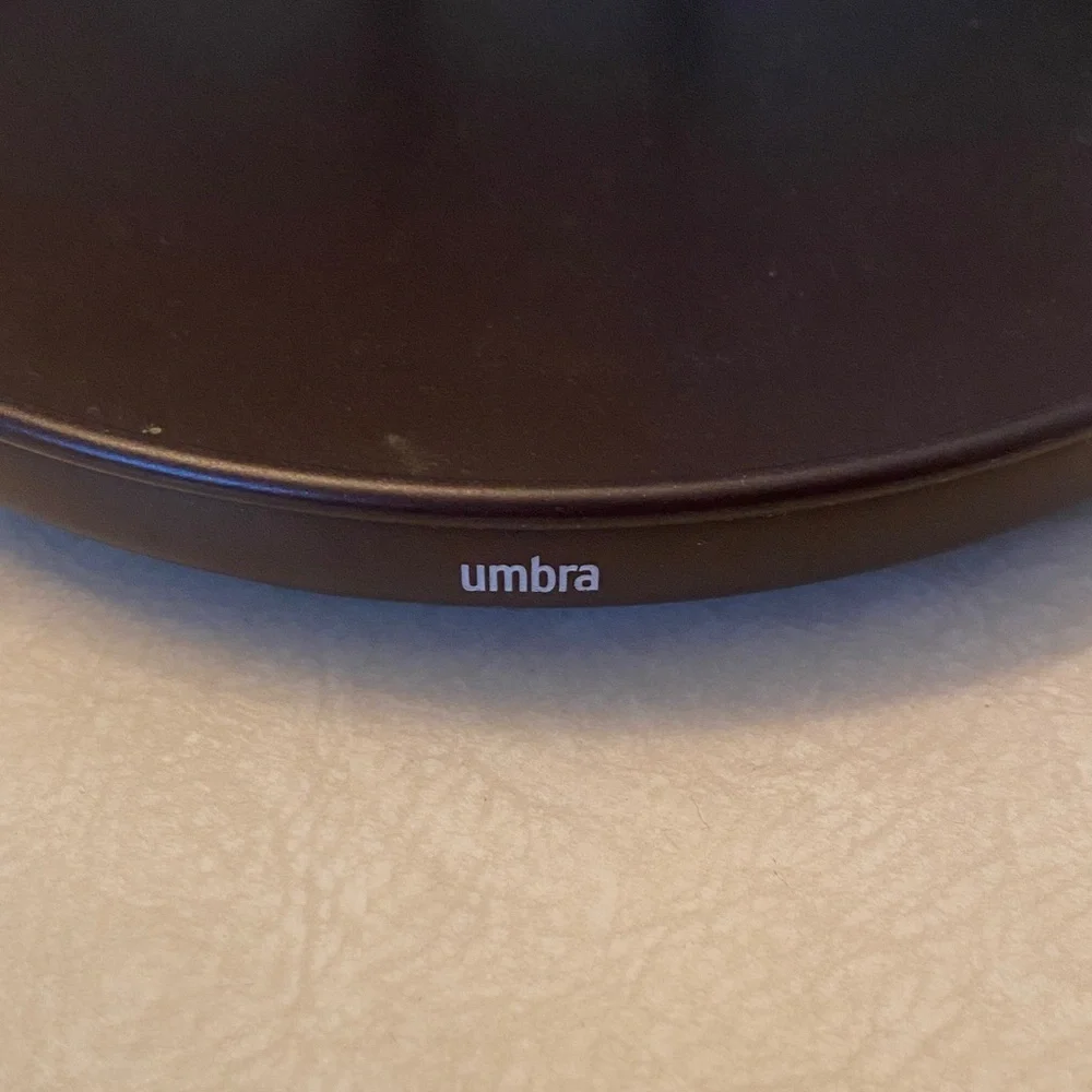 Umbra Bronze Vanity Mirror Magnifying Double Sided Metal